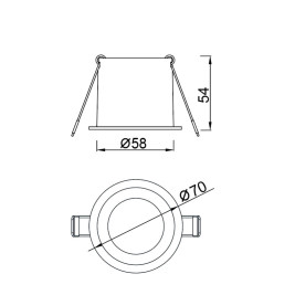 Встраиваемый светильник Mantra MALT 9232