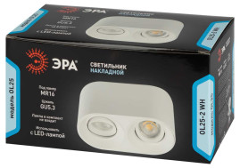 Накладной светильник ЭРА OL25-2 WH Б0054384