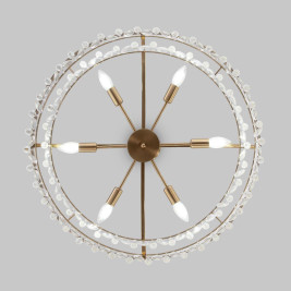 Подвесная люстра Eurosvet Sophie 60165/6 латунь