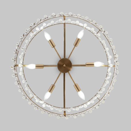 Подвесная люстра Eurosvet Sophie 60165/6 латунь