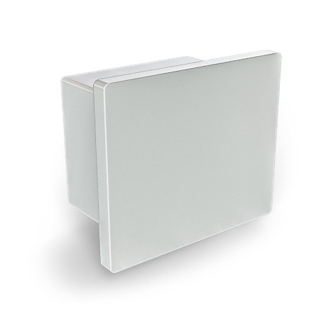 Профиль накладной с рассеивателем серебро 1м. Apeyron 08-09