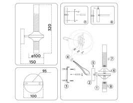 Бра Ambrella Light High Light Modern LH55362