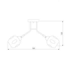 Потолочная люстра Eurosvet Marci 30164/5 хром