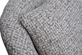 Кресло Verona вращающееся серый шеннил/бронза