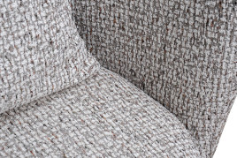 Кресло Verona вращающееся серый шеннил/бронза