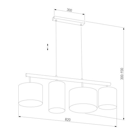 Подвесной светильник TK Lighting 4106 Deva White