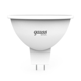 Лампа светодиодная Gauss GU5.3 9W 3000K матовая 11519