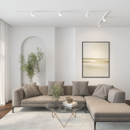 Трековый светодиодный светильник Denkirs Solid Ribe DK6401-WH