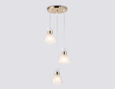 Светильник подвесной со стеклянными плафонами Ambrella light Traditional TR3402