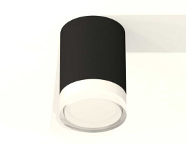 Комплект накладного светильника Ambrella light Techno Spot XS7422023 SBK/FR/CL черный песок/белый матовый/прозрачный (C7422, N7160)