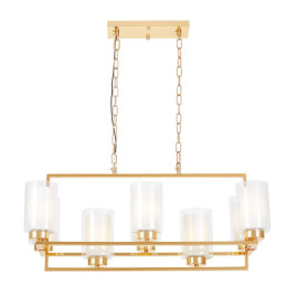 Подвесная люстра Lumina Deco Lino LDP 1239-8 F.GD