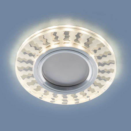 Встраиваемый светильник Elektrostandard 2248 MR16 SL/WH зеркальный/белый a047761