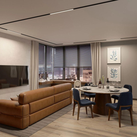 Трековый светодиодный светильник Arlight Mag-Flat-25-L200-6W Warm3000 046332