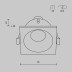 Встраиваемый светильник Maytoni Technical Downlight Zoom DL033-2-01W-1(N)