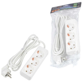 Удлинитель Uniel Ultra 3гн х 2м с/з S-GCU3-2 White UL-00010000