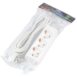 Удлинитель Uniel Ultra 3гн х 2м с/з S-GCU3-2 White UL-00010000