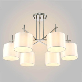 Потолочная люстра Crystal Lux Sergio PL6 Nickel