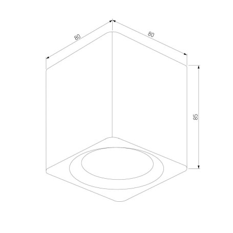 Потолочный светодиодный светильник Elektrostandard Matrix 25051/LED a065283
