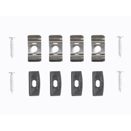 Профиль накладной LEDS POWER СПН1707 алюм. черный с призм.рассеивателем 2м 008400