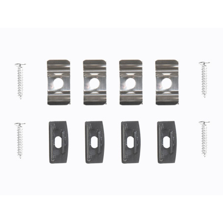 Профиль накладной LEDS POWER СПН1707 алюм. черный с призм.рассеивателем 2м 008400