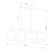 Подвесной светильник TK Lighting 4458 Deva Graphite