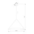 Подвесной светильник TK Lighting 10087 Cono