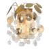 Настенный светильник Odeon Light Coins Classic 5104/2W