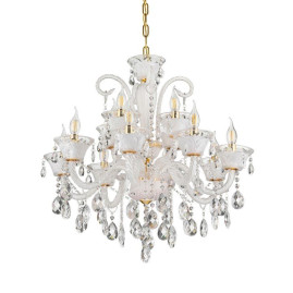 Подвесная люстра Lumina Deco Eliza LDP 7028-8+4 WT