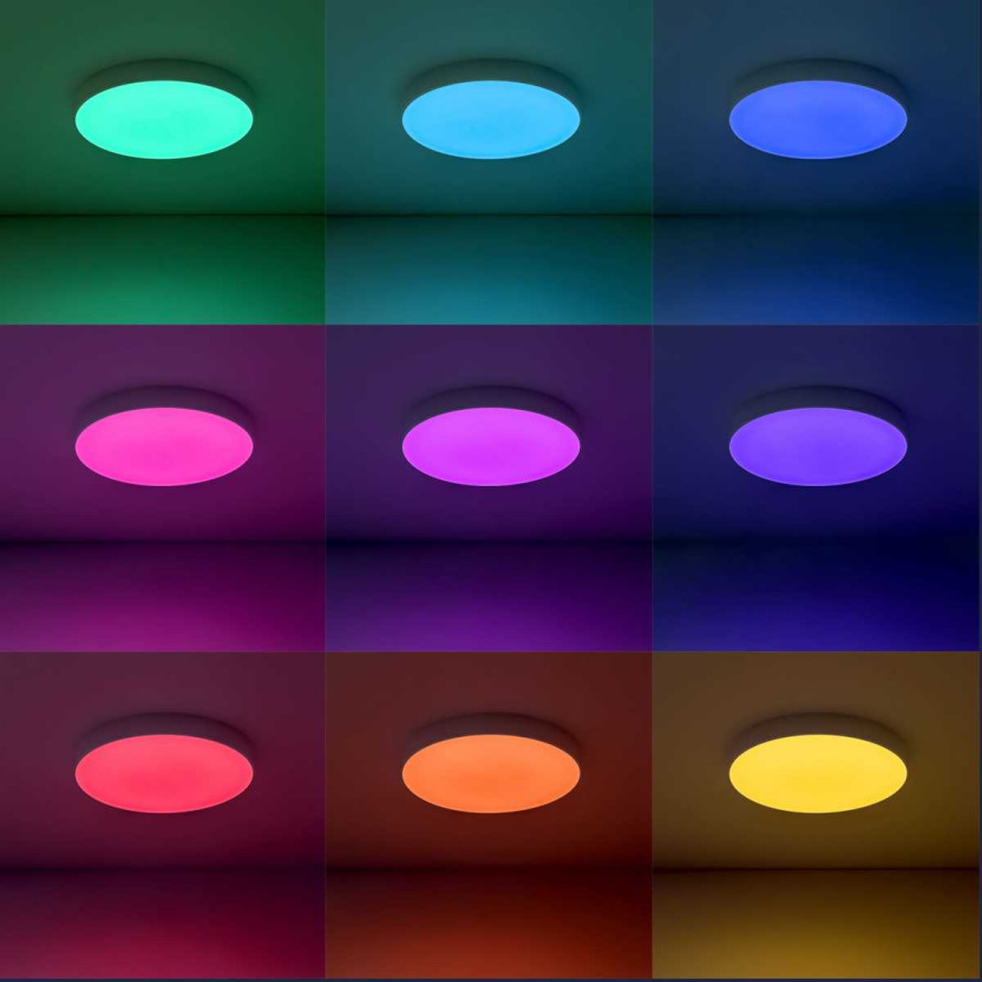 Потолочный светодиодный светильник с пультом ДУ Citilux Купер RGB Белый CL72470G0