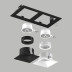 Комплект со светильником Lightstar Domino Quadro (214527+214506+214507+214006+214007) D5270607WBMOD