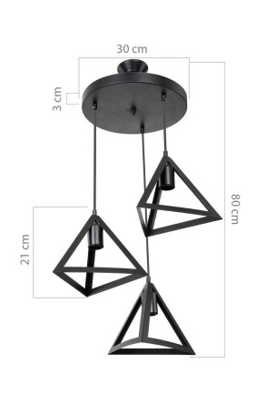 Подвесная люстра Toplight Cherise TL1605H-03BK