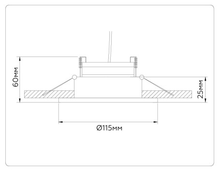 Встраиваемый светильник Ambrella light TECHNO SPOT TN52332
