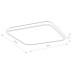 Потолочный cветильник Nowodvorski Agnes Square Led Pro Black 10988