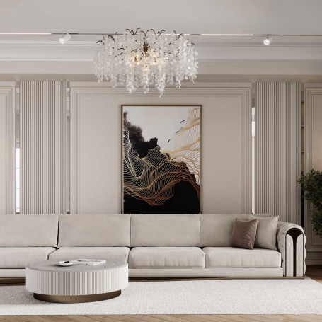 Шинопровод Hesby Lighting Skylite встраиваемый Однофазный 220В-2м, белый HSBL_0037