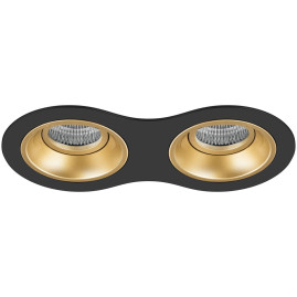 Комплект из светильников и рамки Lightstar Domino Round (214627+214603+214603) D6270303