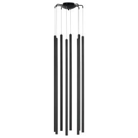 Комплект с подвесной люстрой Lightstar Tubo (574737+747447 (8шт) L8T747447