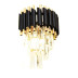 Настенный светильник Lumina Deco Funneli LDW 6003-2 BK+F.GD