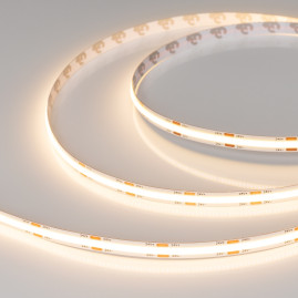 Светодиодная лента Arlight COB-X544-8mm 24V Warm3000 11,5W/m 544LED/m CSP теплый белый 5M 031900(3)