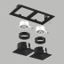 Комплект со светильником Lightstar Domino Quadro (214527+214507+214507+214007+214007) D5270707BMOD