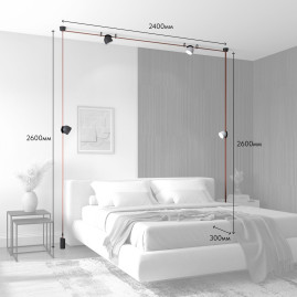 Комплект ременной трековой системы Denkirs Belty Set DK55SET16-01-BR