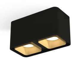 Комплект накладного светильника Ambrella light Techno Spot XS7851004 SBK/SGD черный песок/золото песок (C7851, N7704)