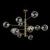 Подвесная люстра Crystal Lux Marzo SP12 Bronze/Transparente