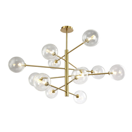 Подвесная люстра Crystal Lux Marzo SP12 Bronze/Transparente