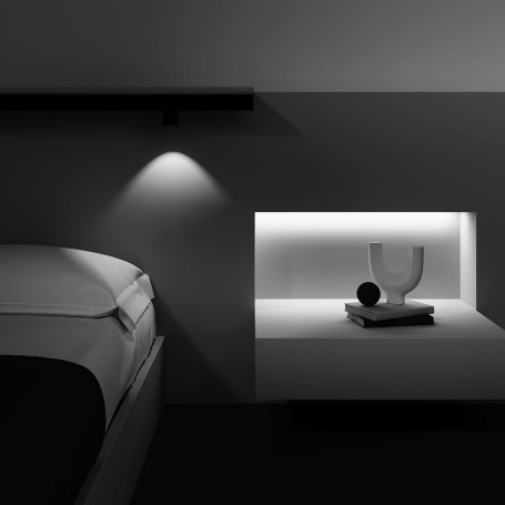 Трековый светодиодный светильник Maytoni Technical Magnetic Exility Alfa S TR132-2-7W3K-B