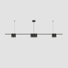 Подвесная люстра Denkirs Orbit DK4063-BK