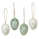 Набор из 6-ти изделий декоративных подвесных &quot;Яйцо&quot; (3,5*5,5), L15 W13 H5 см