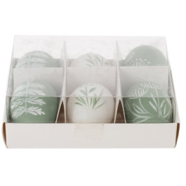 Набор из 6-ти изделий декоративных подвесных &quot;Яйцо&quot; (3,5*5,5), L15 W13 H5 см