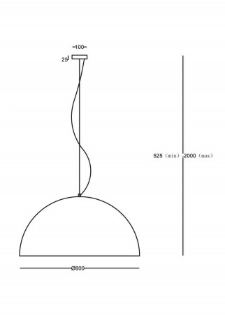 Подвесной светильник Maytoni Modern MOD169PL-05GB1