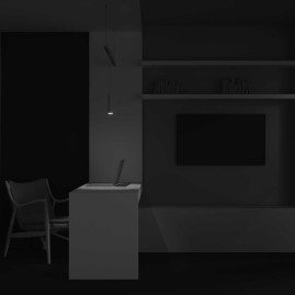 Трековый подвесной светильник Voltega Эксилайт / Exilight VGL041-2-12W3K-W