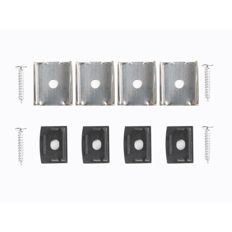 Профиль накладной LEDS POWER СПН1712 алюм. черный с призм.рассеивателем 2м 008448